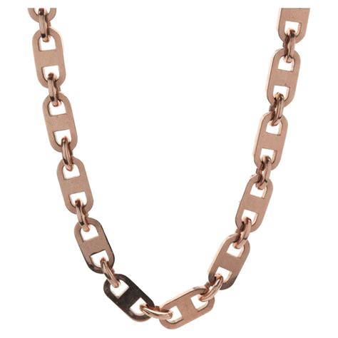 rose gold gucci link chain